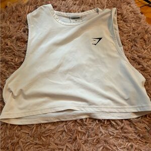 White Gymshark Tank